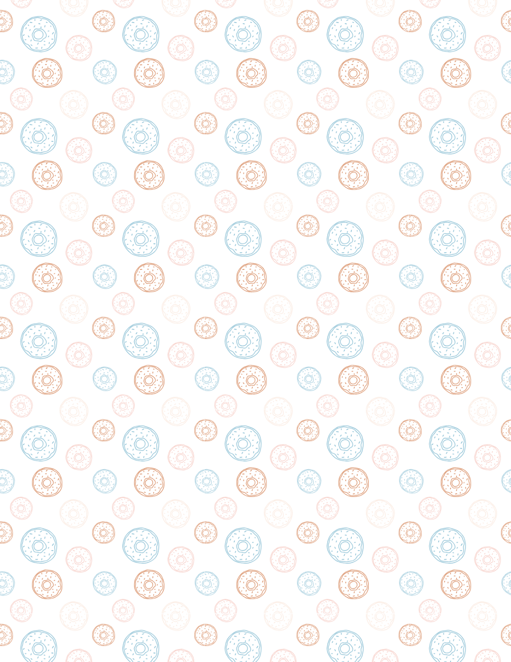 Donut Journal/Scrapbook Bundle
